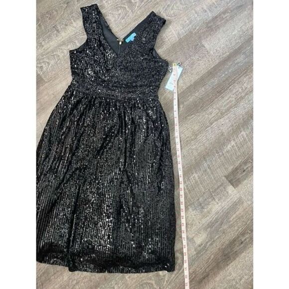 Draper James RSVP Sequin Dress-Size 4 - Picture 7 of 10